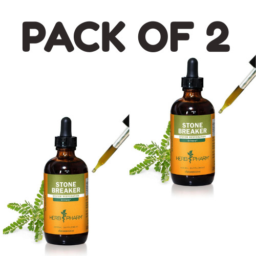 Herb Pharm Stone Breaker (Chanca Piedra) – Liquid Extract – Pack of 2