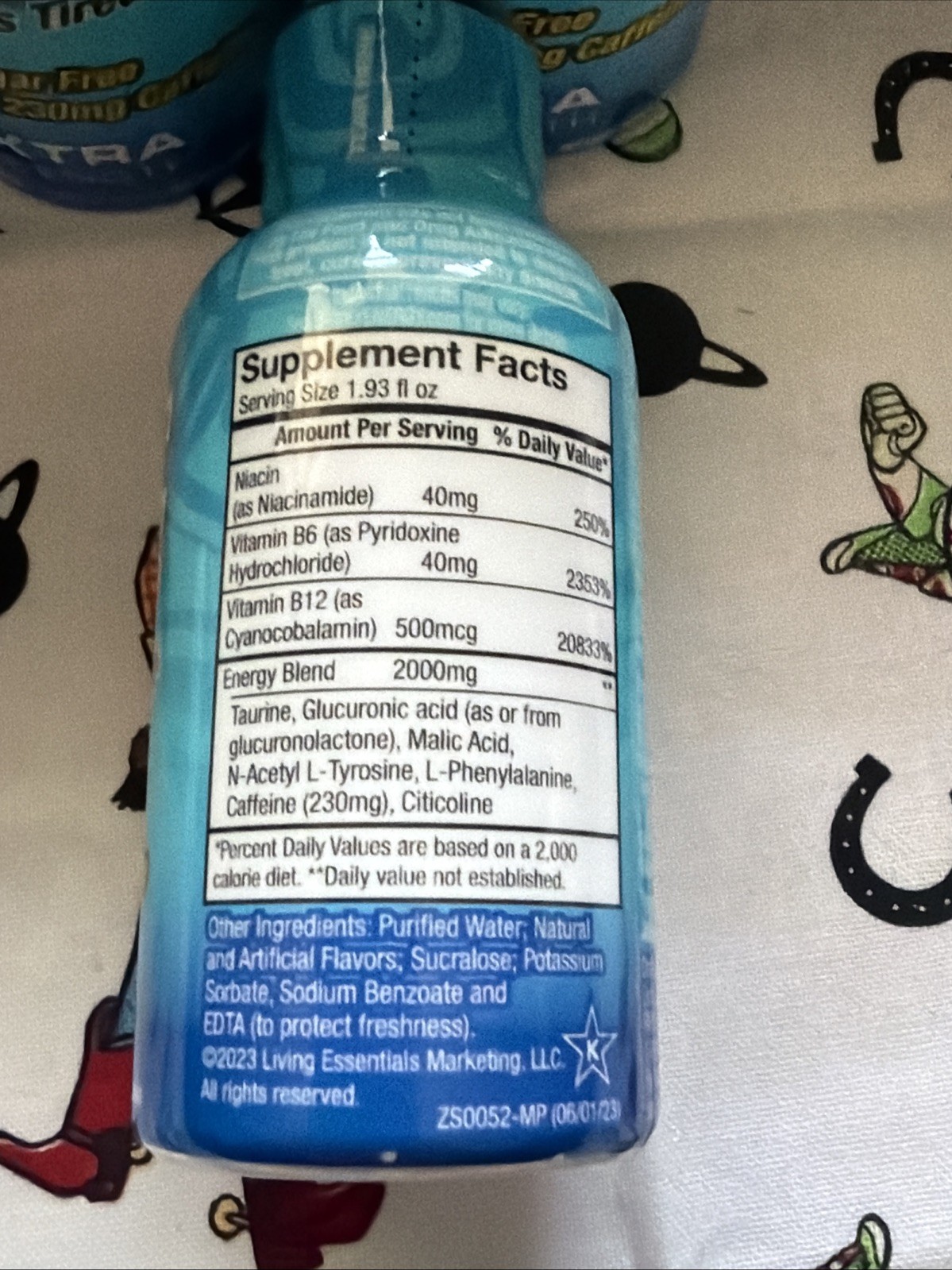 5 Hour Energy Shot Blue Raspberry Extra Strength 1.93oz 24 Bottles Exp 12/27READ