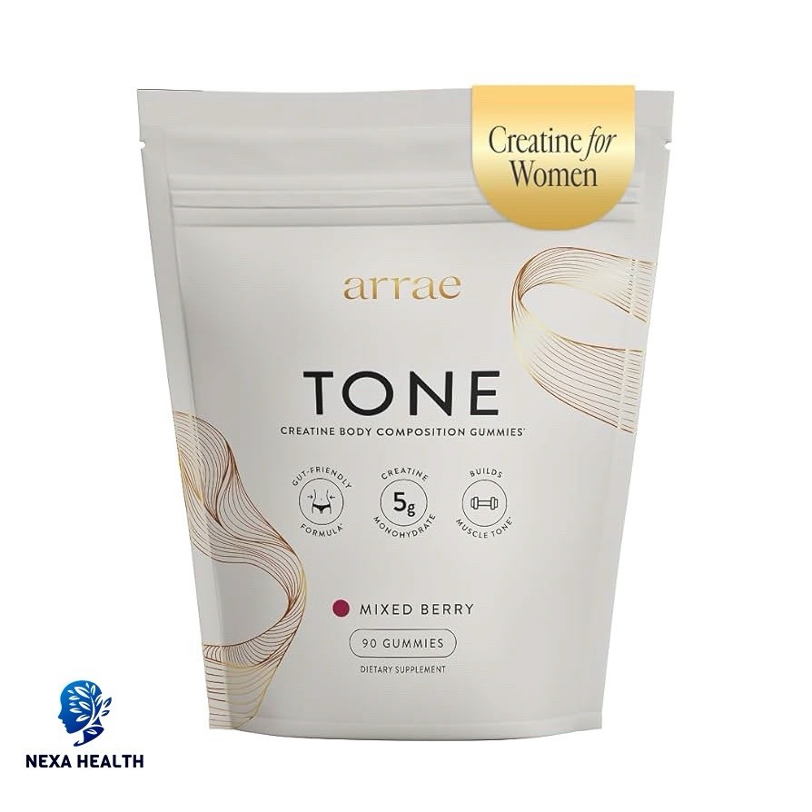 Arrae Women Body Tone 90 Creatine Gummies Supplements Mixed Berry Exp 4/27