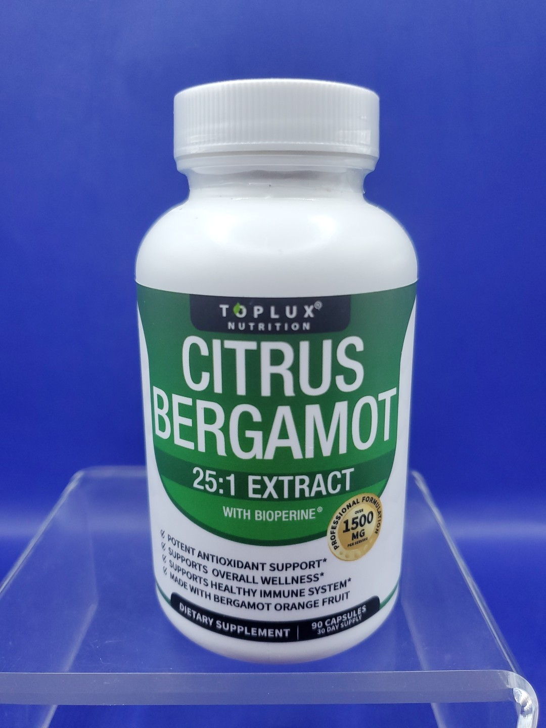 Citrus Bergamot 1500mg 25:1 Bergamot Extract Support Overall Wellness Exp 10/26