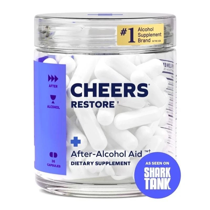 Cheers Restore | Supplement with DHM + L-Cysteine | Feel Better after Drinkin…