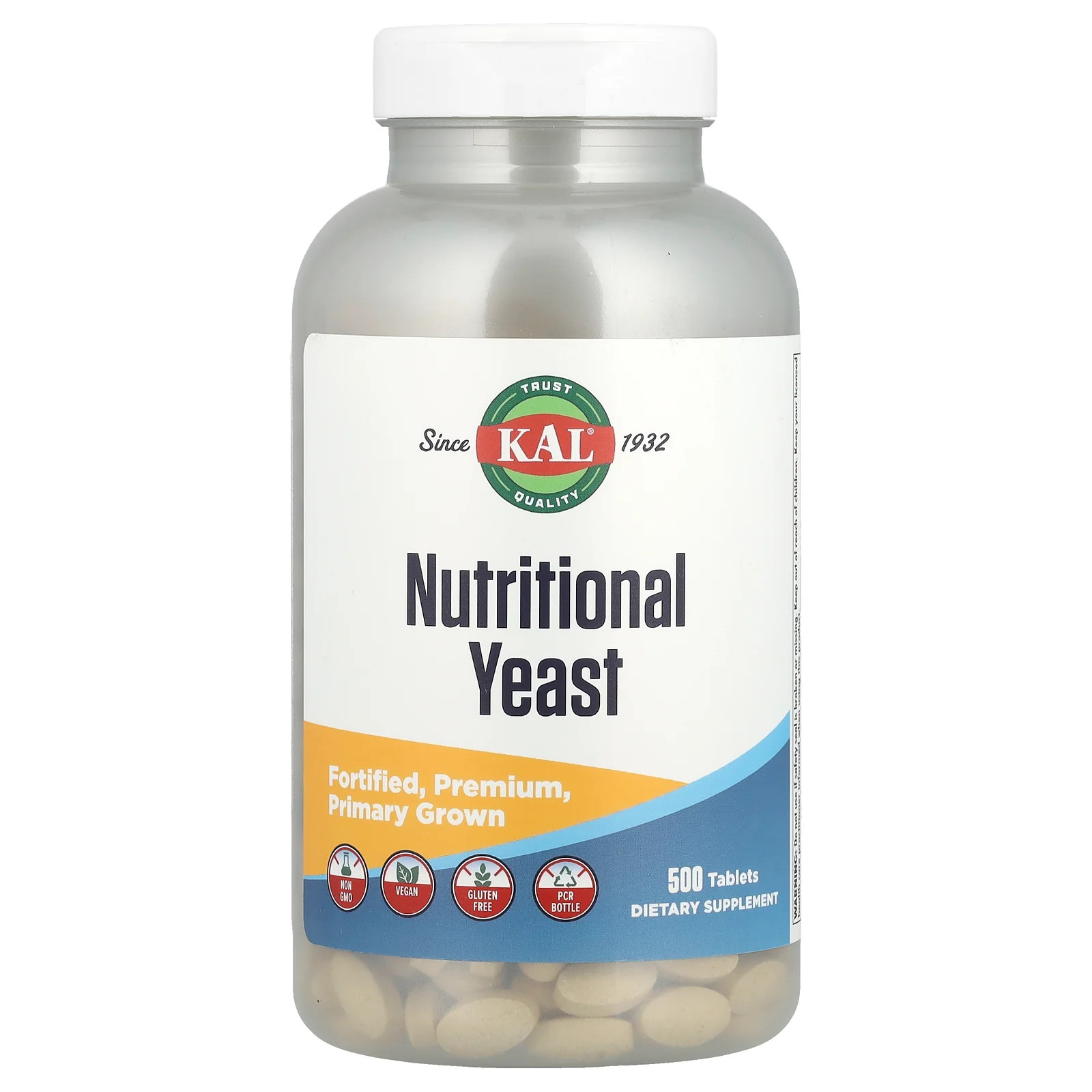 2 X KAL, Nutritional Yeast, 500 Tablets