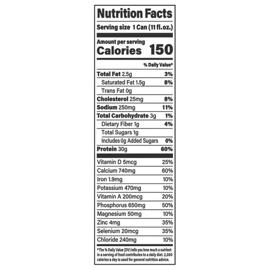 Nurri 30g Protein Shake Chocolate 11 fl oz 12-Pack High Protein Ready to Drink