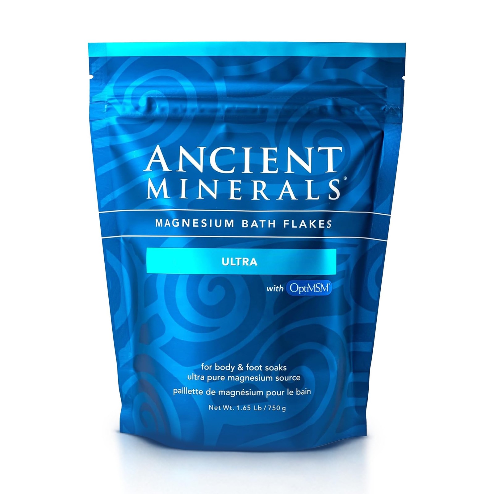 Ancient Minerals Magnesium Bath Flakes Ultra with 26.4 Ounce (Pack of 1)