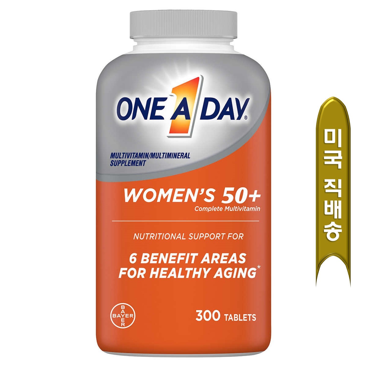 [ 1 ] One A Day Women’s 50+ Multivitamin and Multimineral Tablets – 300 tablets