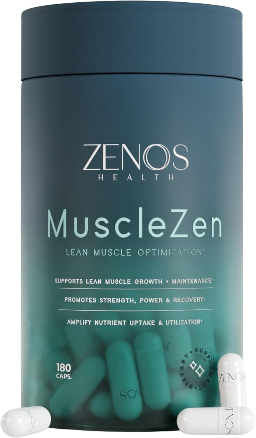 Zenos Health MuscleZen Muscle Builder for Men – ATP Supplements for Strength …
