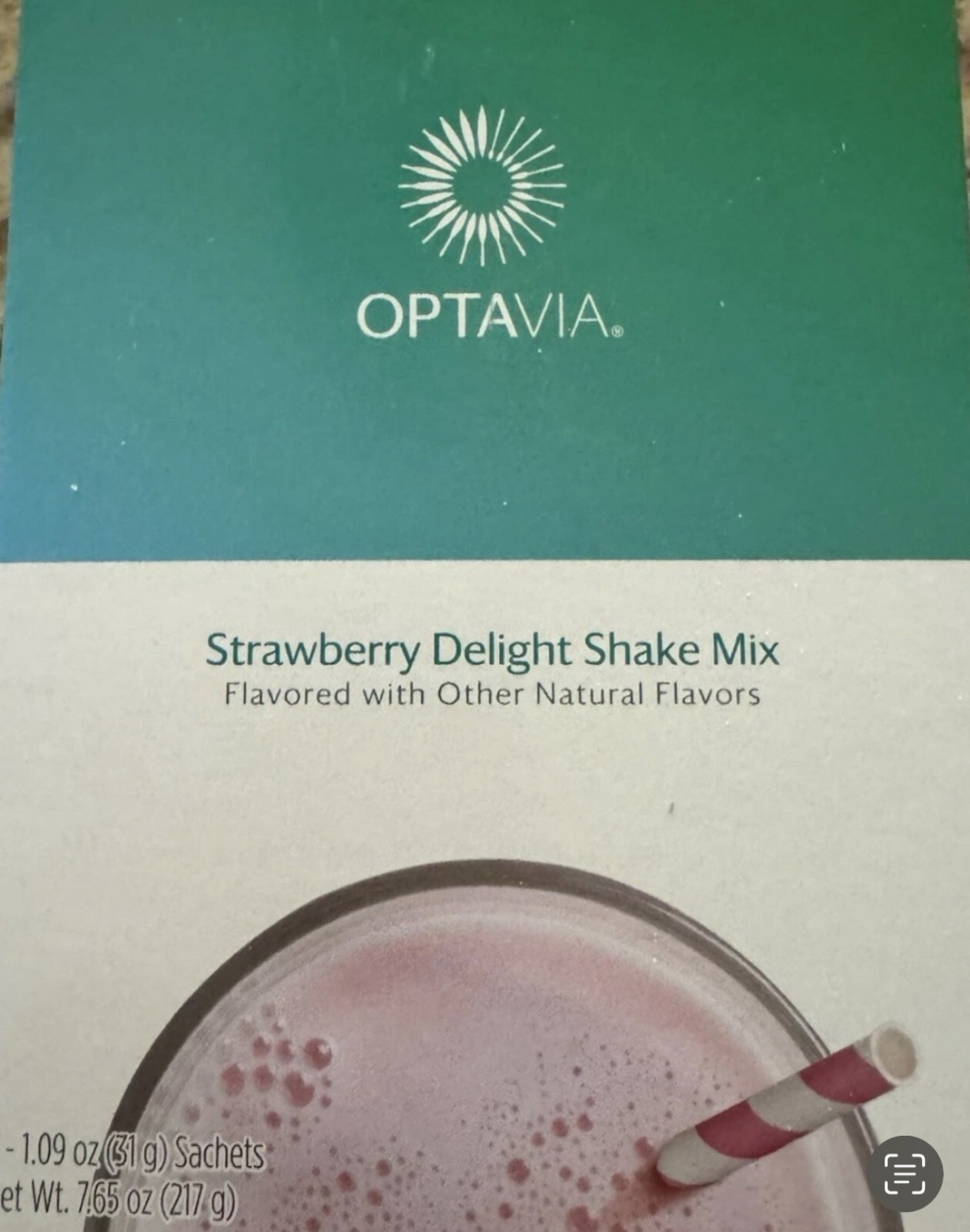 STRAWBERRY Shake Optavia 7 Packets Mix 4/27 NIB *BESTPRICEONEBAY* FREE SHIP