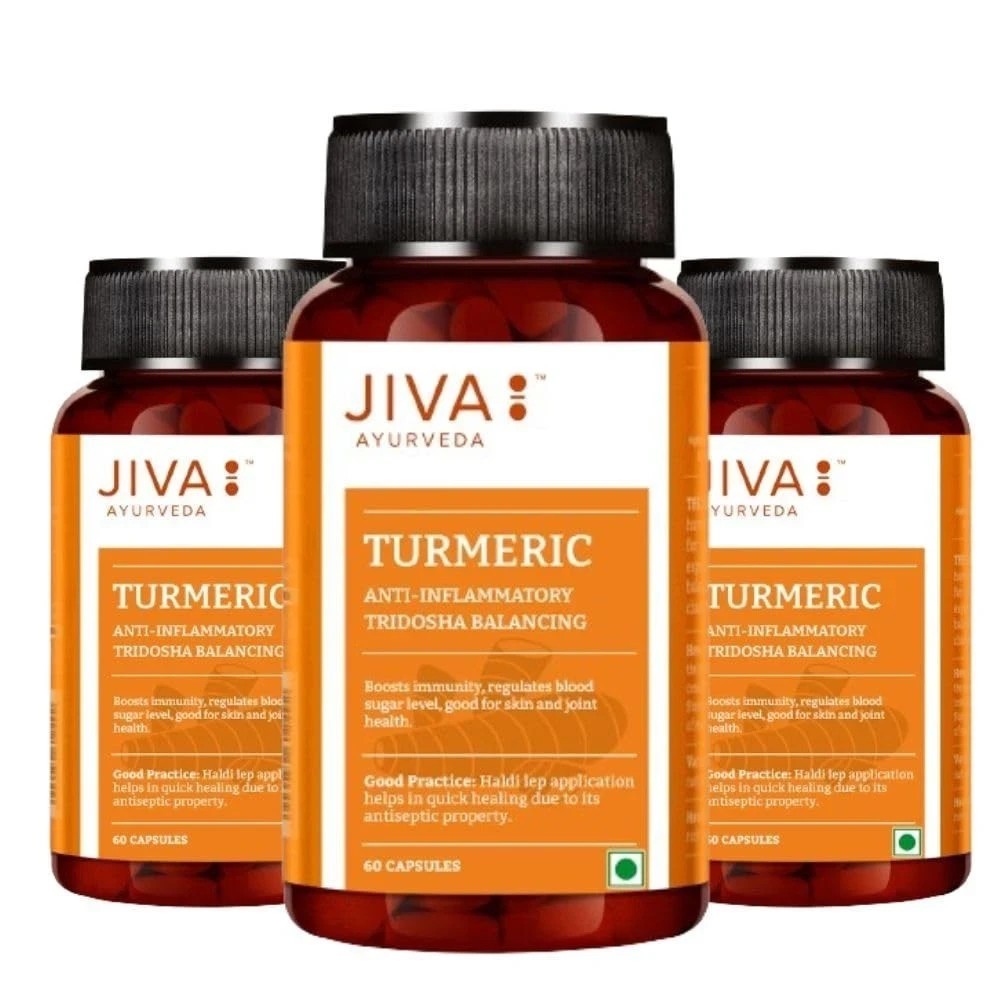 Turmeric Capsules | Boosts Immunity & Promotes Healthy Skin ( pack of 3 ) J902