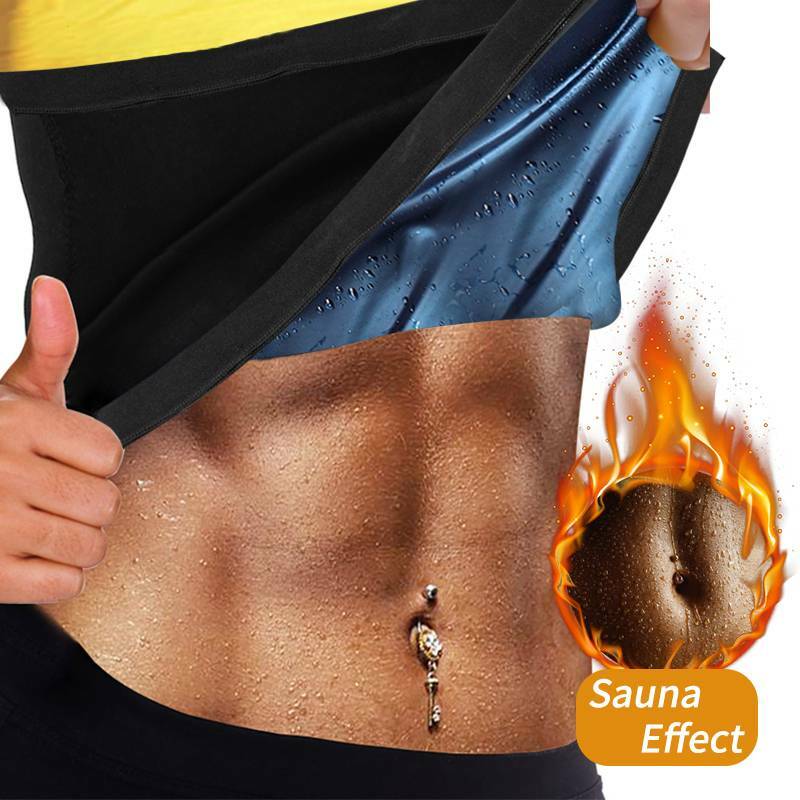 Women & Man Body Sweat Shaper Sauna Vest Slimming Thermal Waist Trainner Gym US