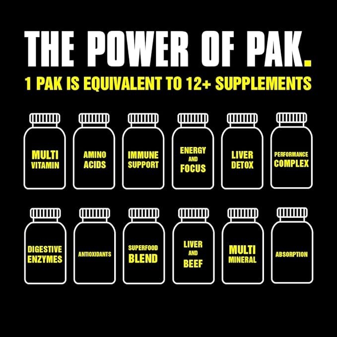 UNIVERSAL NUTRITION ANIMAL PAK Ultimate Foundation Multivitamin for Men 44 Packs