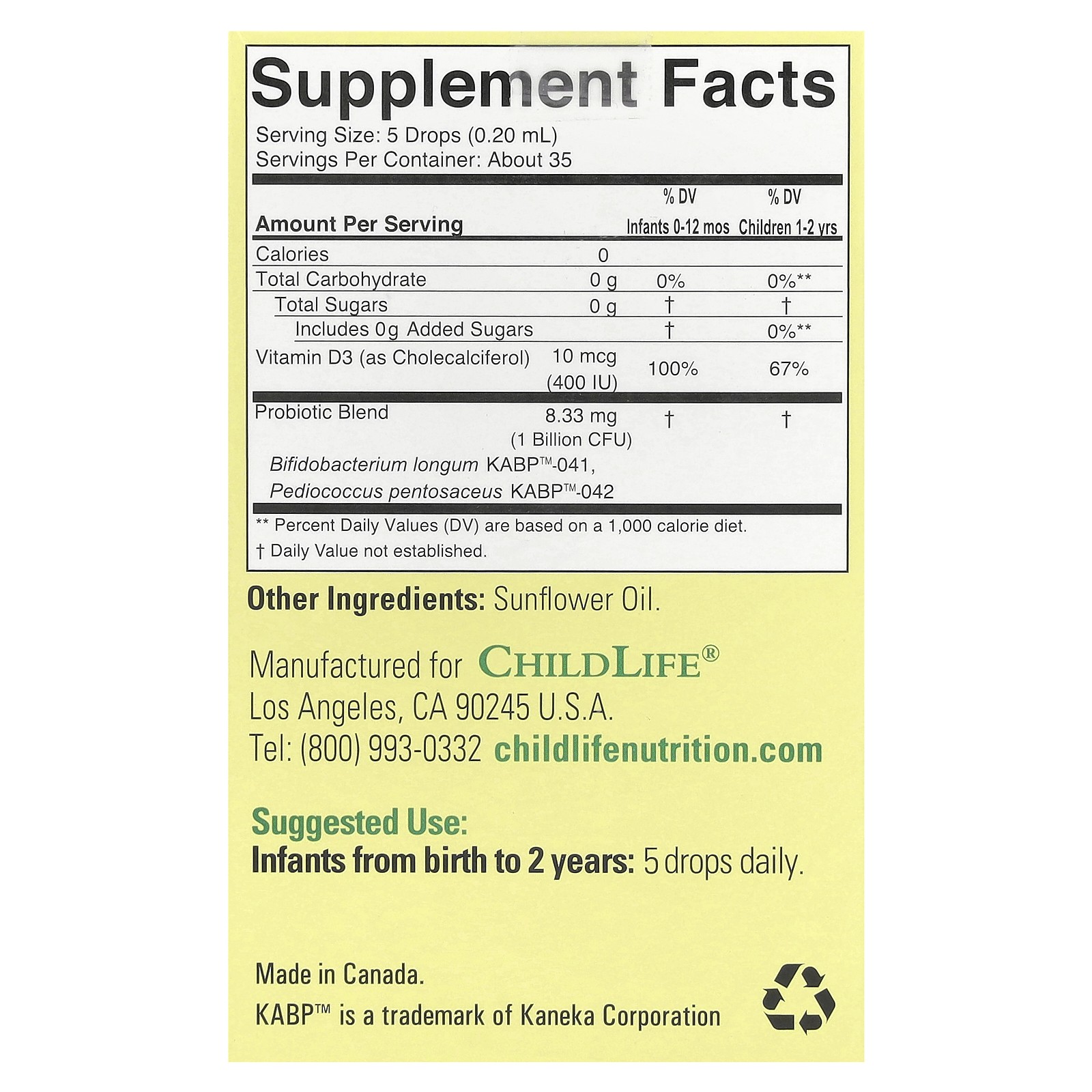 InfantBiotics, Probiotic Drops, 0.27 fl oz (8 ml)
