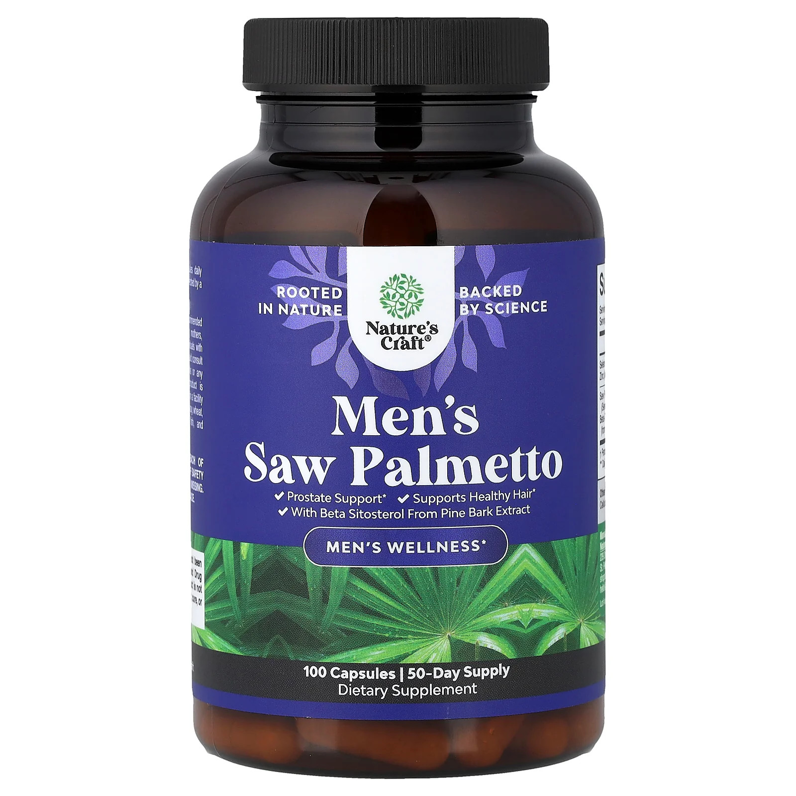 2 X Nature’s Craft, Men’s Saw Palmetto , 100 Capsules