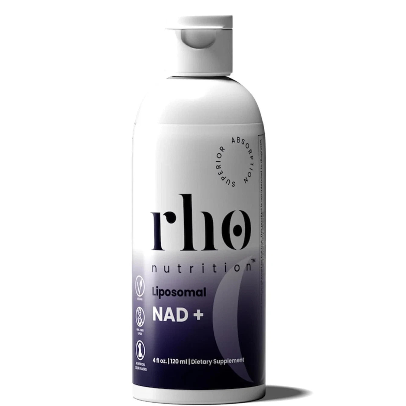 Rho Nutrition Liposomal NAD+ – 4 fl oz | Ultra-High Absorption Liquid Supplement