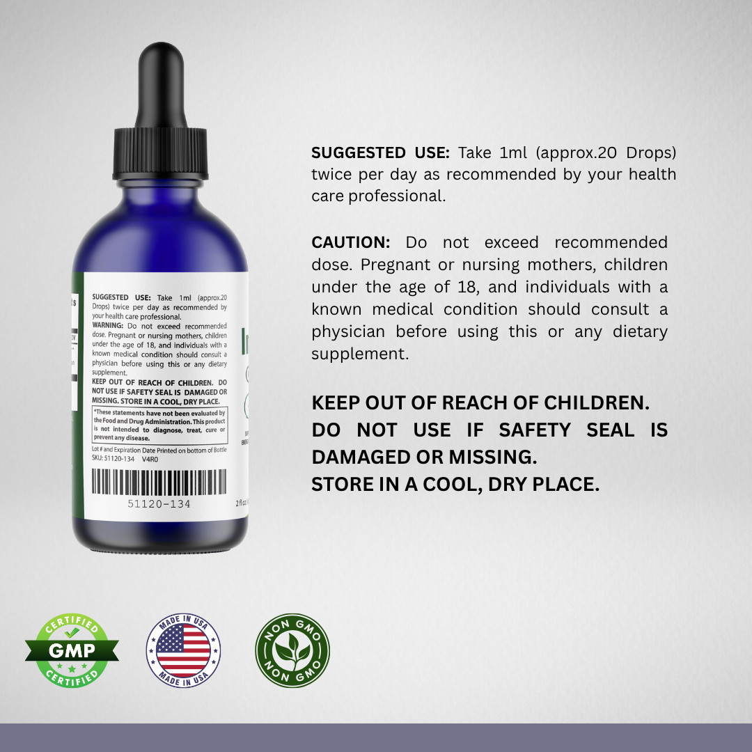 Insodrops- Amino Diet Drops- Blood Support- 2 Bottles- 120ml (2fl oz)