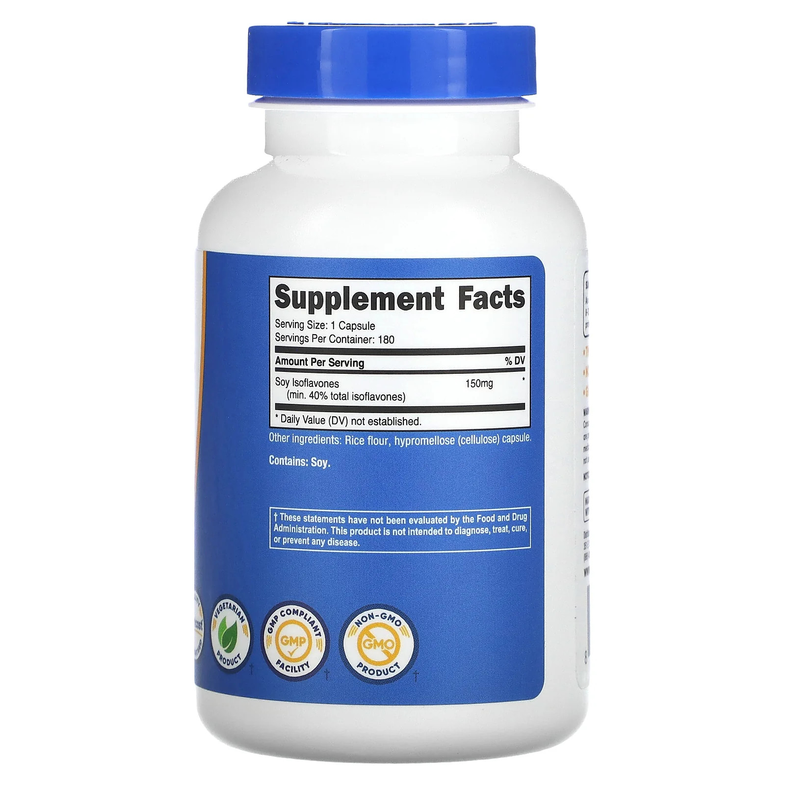2 X Nutricost, Soy Isoflavones, 150 mg, 180 Capsules
