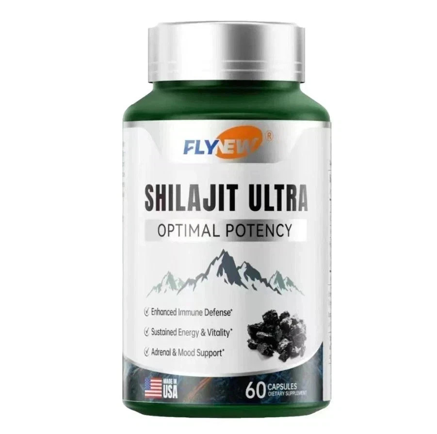 High Potency Shilajit Extract L-Arginine Vitality Energy Support Flynew