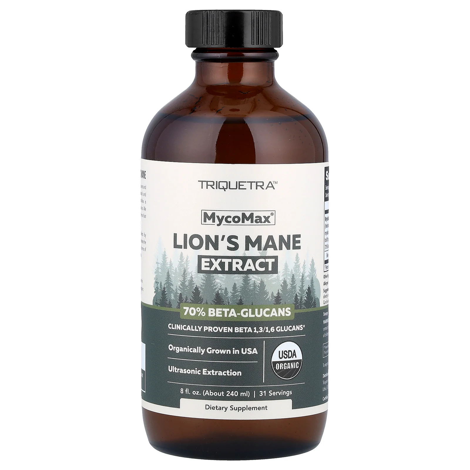 2 X Triquetra Health, MycoMax�, Lion’s Mane Extract, 8 fl oz (240 ml)