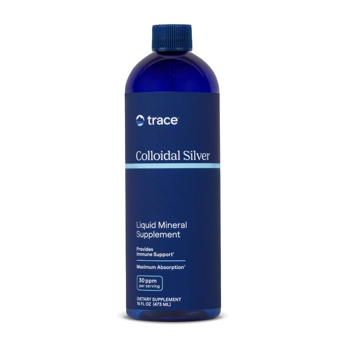 Trace Minerals Colloidal Silver Pure Colloidal Silver Supplement for Immune