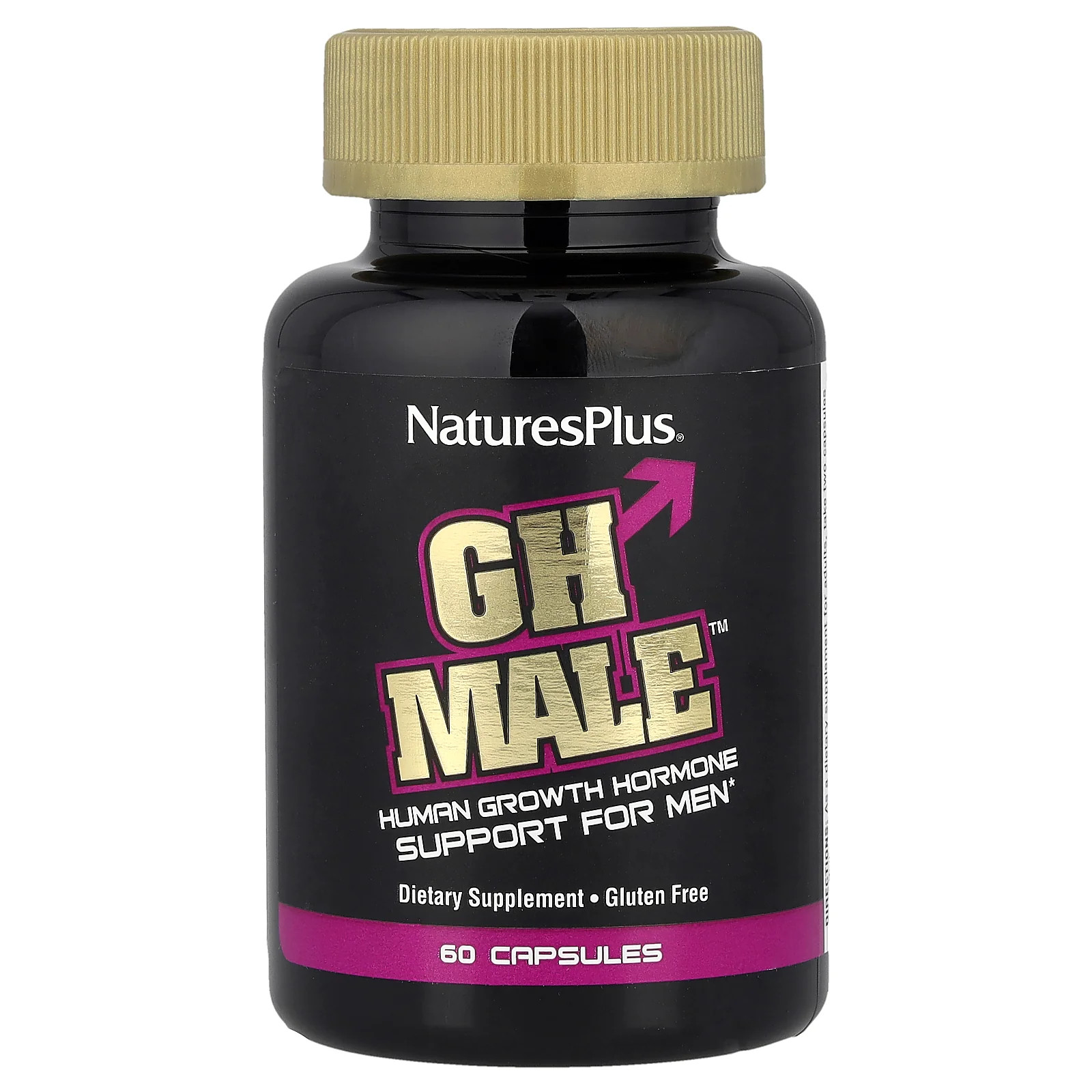 2 X NaturesPlus, GH Male�, 60 Vegetarian Capsules