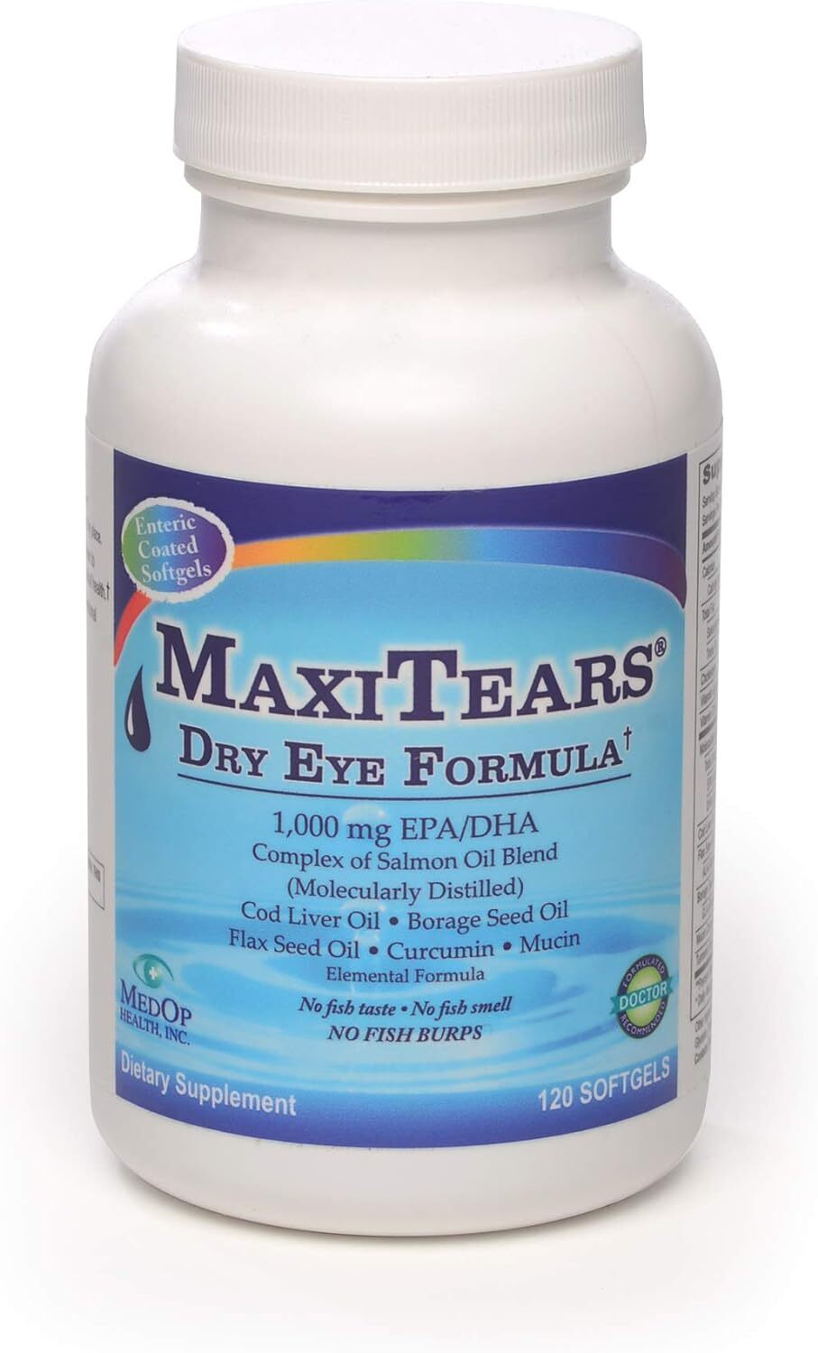 MaxiTears® Dry Eye Formula -1000mg EPA/DHA, Softgels 120ct