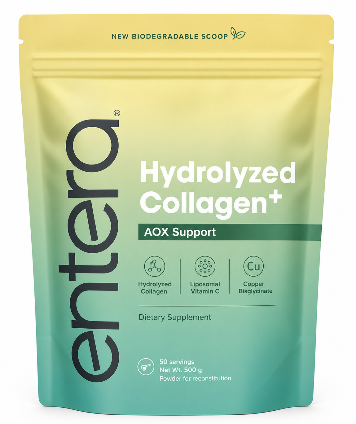 ENTERA PHARMA, Colágeno Hidrolizado Puro 500g