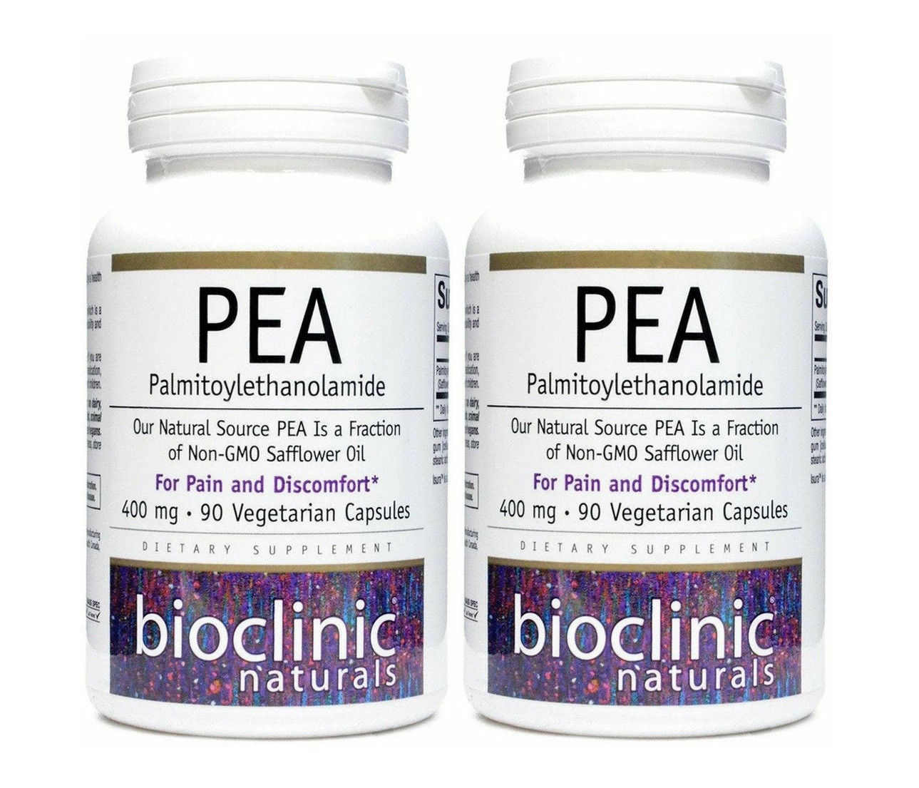 Bioclinic Naturals Pea Palmitoylethanolamide 400 mg – 90 Vegetarian Cap 2 Pack