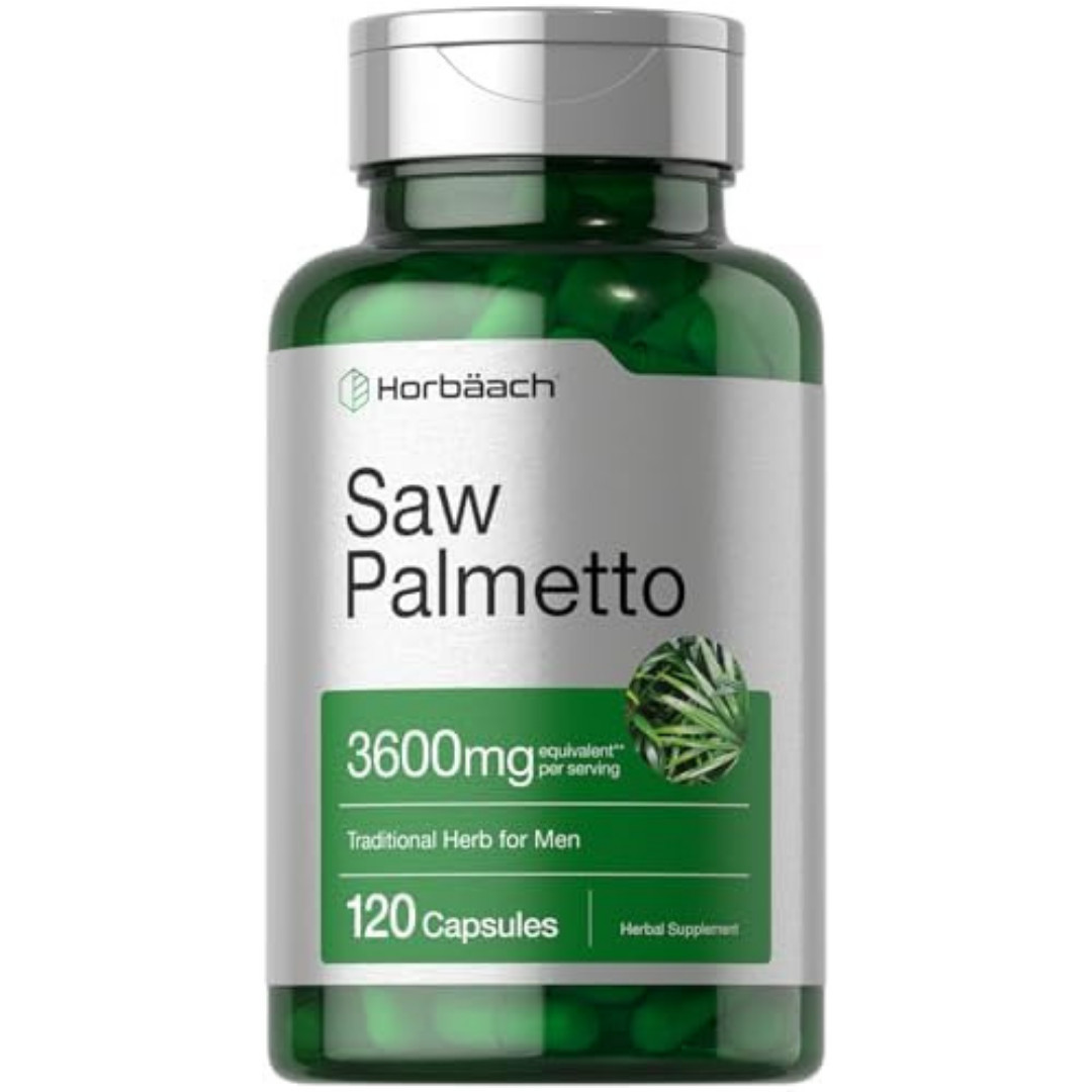 Saw Palmetto Extract 3600mg | 120 Capsules | Prostate Supplement | by Horbaach