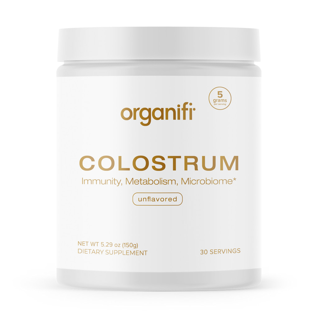 Organifi Grass-fed Bovine Colostrum, Unflavored, 5.29 oz (150 g) 30 Servings