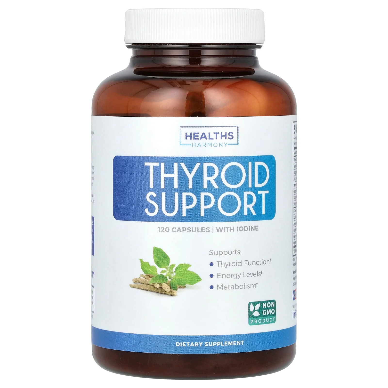 2 X Healths Harmony, Thyroid Support, 120 Capsules