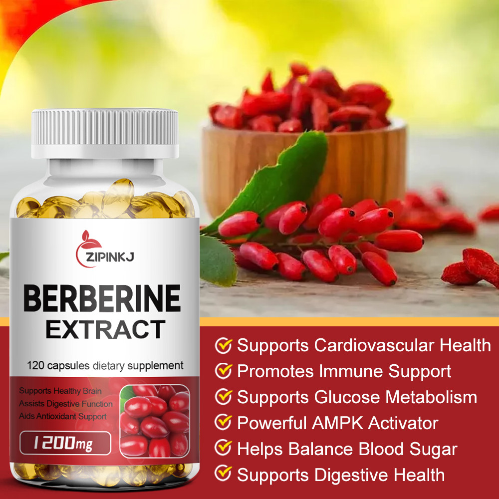 100% Pure Berberine HCL 1200mg,240 Pills, Healthy Cholesterol, Anti-inflammatory