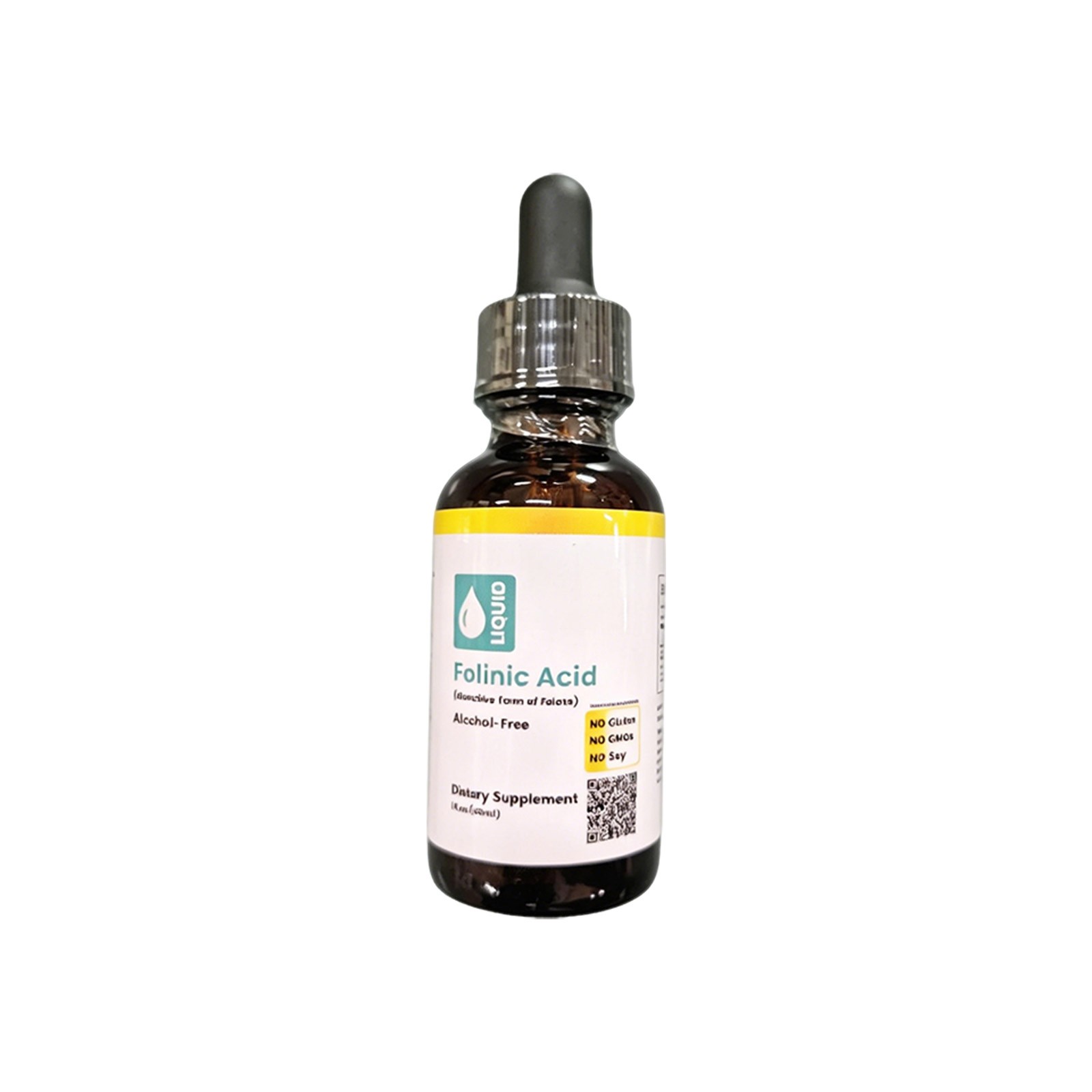 BUY 2 GET 1 FREE Nutrition Folinic Acid Alcohol 1oz/30ml- 3 Pack