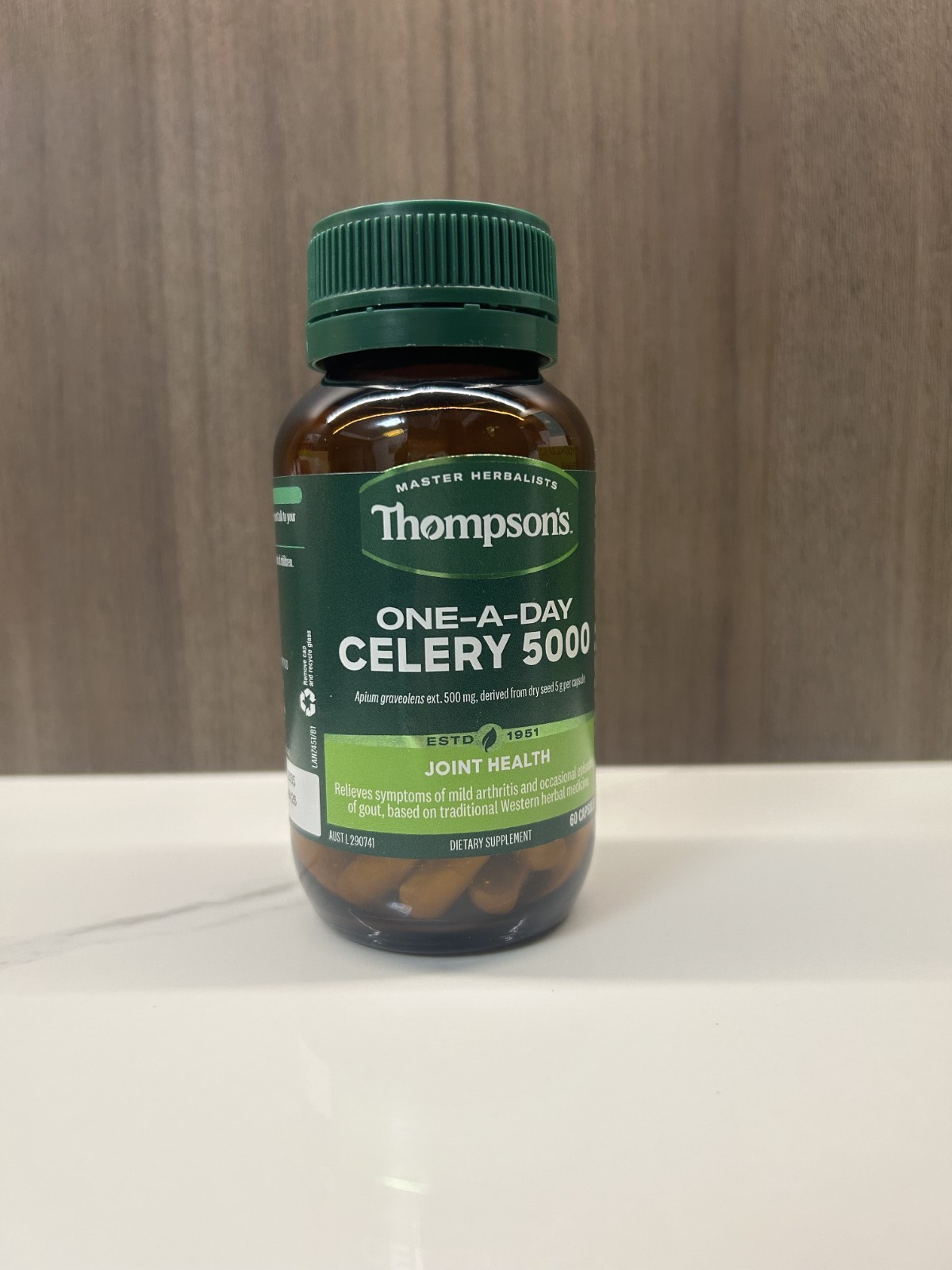 Thompsons One A Day Celery 5000mg 60 Capsules （EXP：08/ 26）