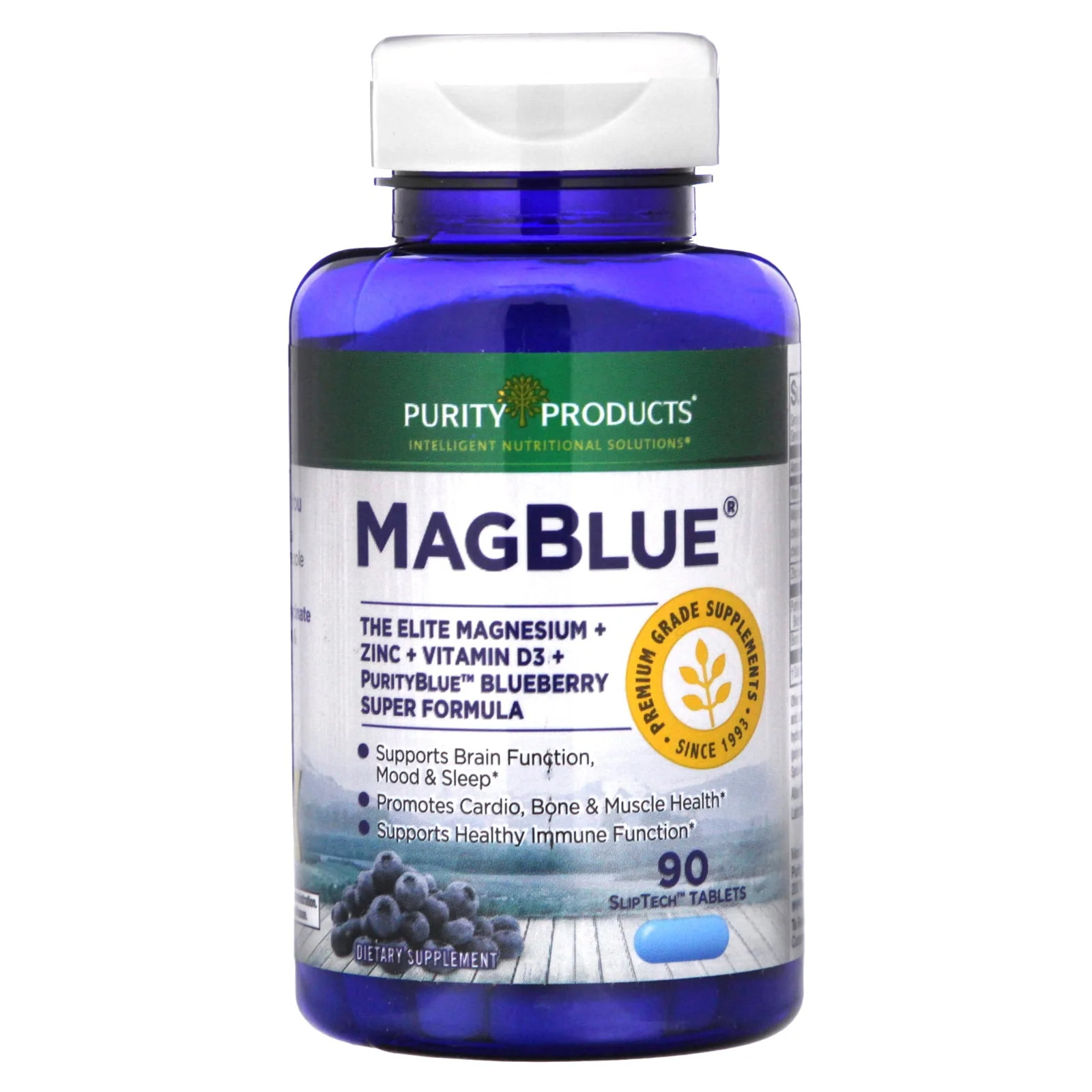2 X Purity Products, MagBlue�, 90 SlipTech� Tablets