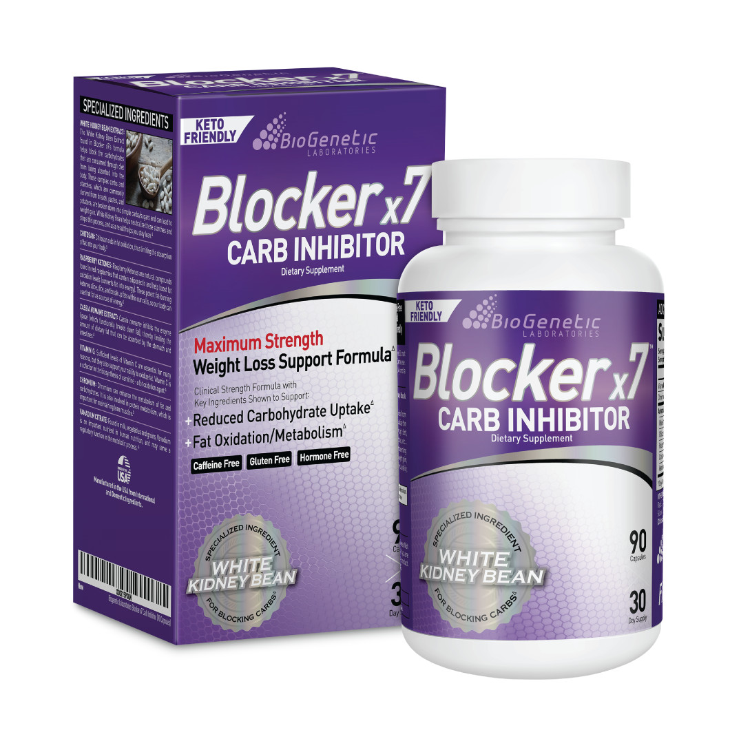 BioGenetic Labs – Blocker X7- White Kidney Bean- Keto-Friendly Carb Blocker