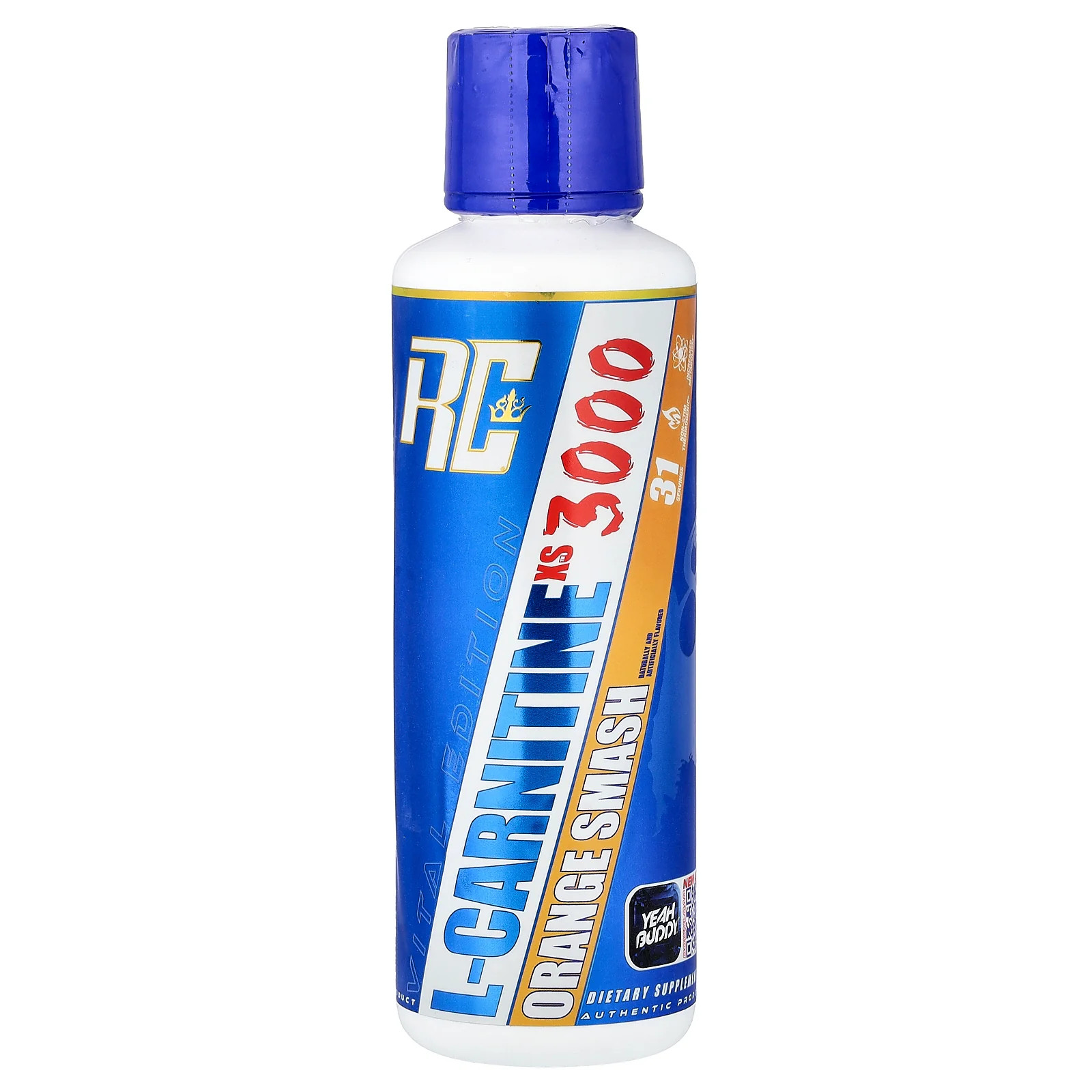 2 X Ronnie Coleman, Vital Edition, L-Carnitine XS� 3000, Orange Smash, 16 fl oz