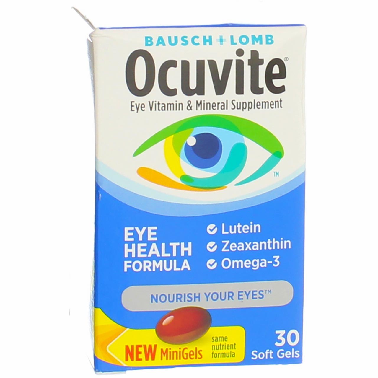 3 Pack Bausch & Lomb Ocuvite Eye Health Formula Eye Vitamin & Mineral Supplem…