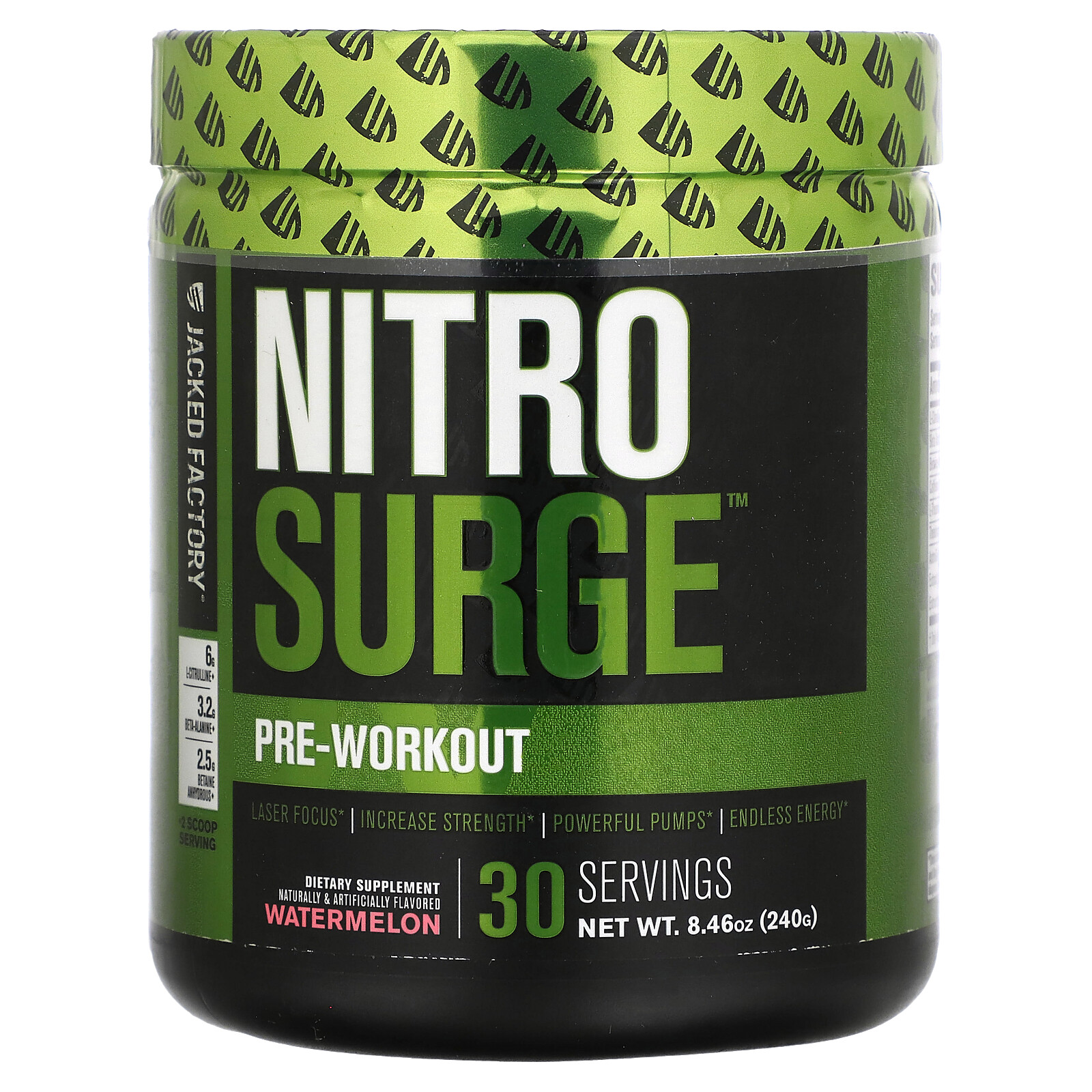Nitro Surge, Pre-Workout, Watermelon, 8.46 oz (240 g)