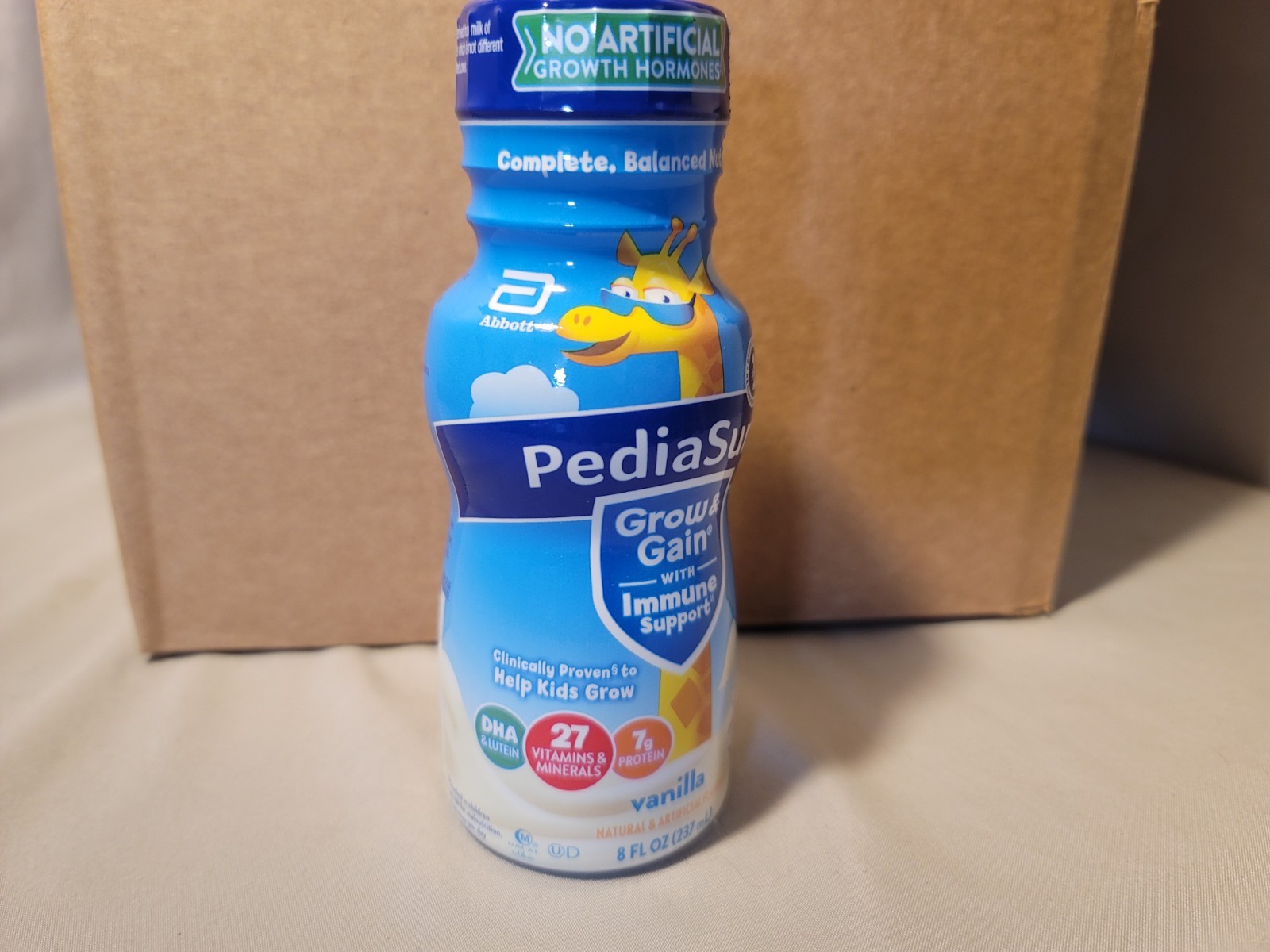PediaSure Grow & Gain Pediatric Shake with Immune Support Vanilla 8 oz X 24 Kids