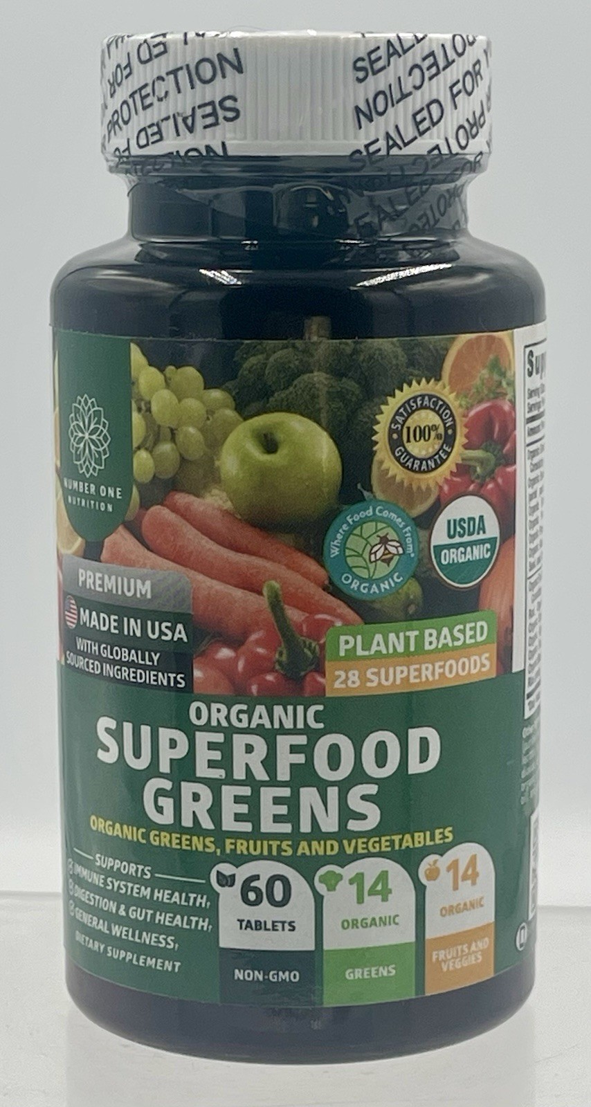 Organic Superfood Greens Powder Energy Gut Health Fruit Vegetable EXP09/26
