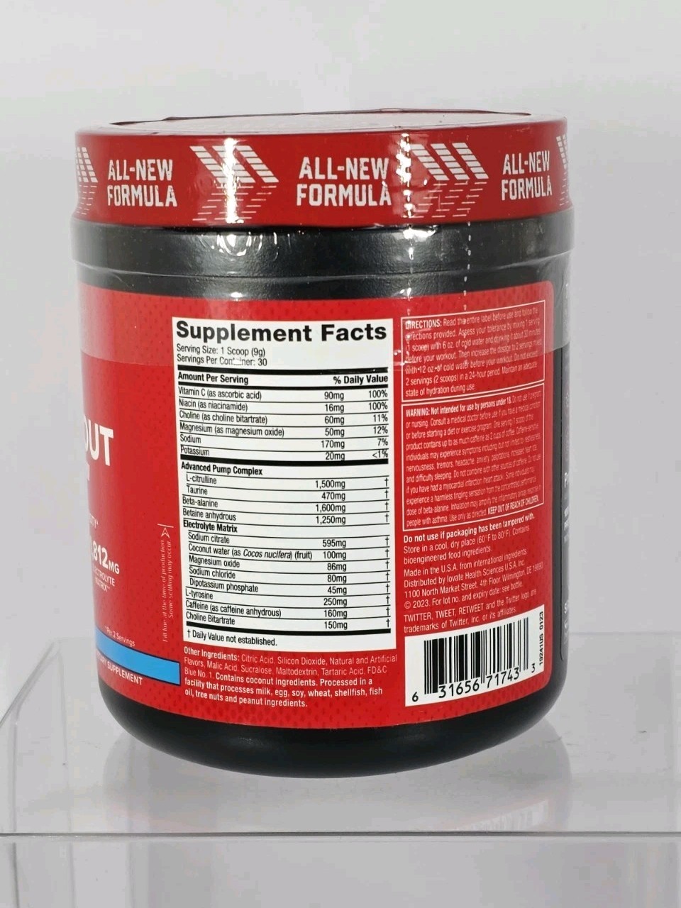 Pre-Workout Explosion 2.0, Icy Rocket Freeze 9.52 oz (270 g) Exp 07/10/2026 New