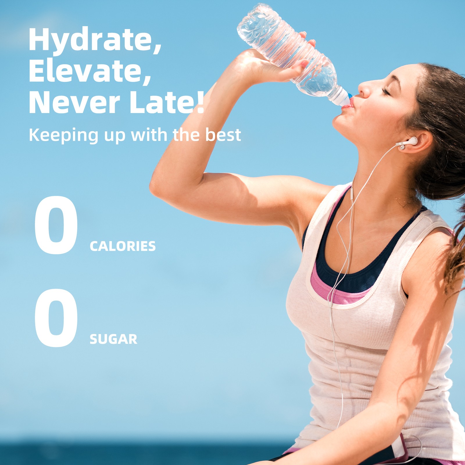Electrolytes Powder Hydration 16 Packets Sugar Free Recovery Electrolyte Drink