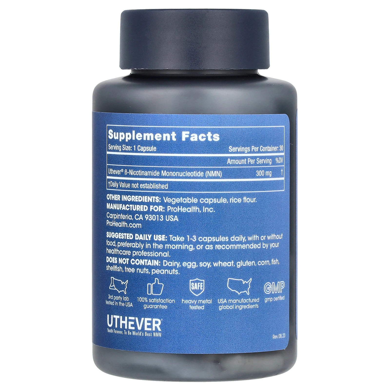 2 X ProHealth Longevity, NMN Pro� 300, 300 mg, 30 Capsules