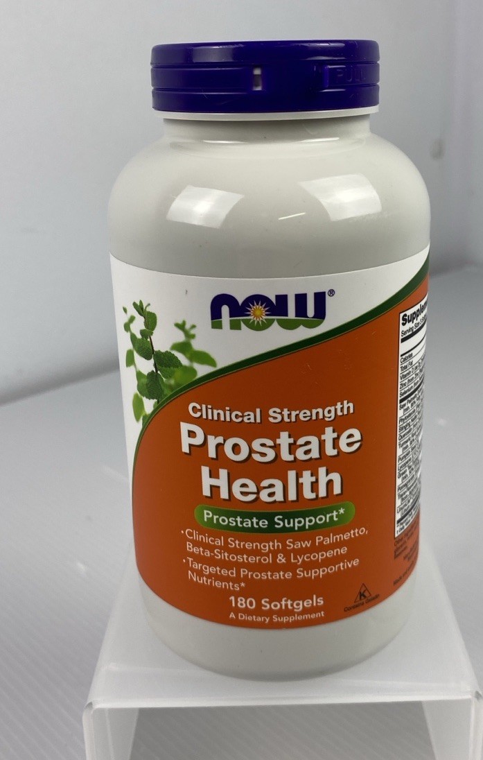 Now Foods Clinical Strength Prostate Health Support 180 Softgels Exp 09/27