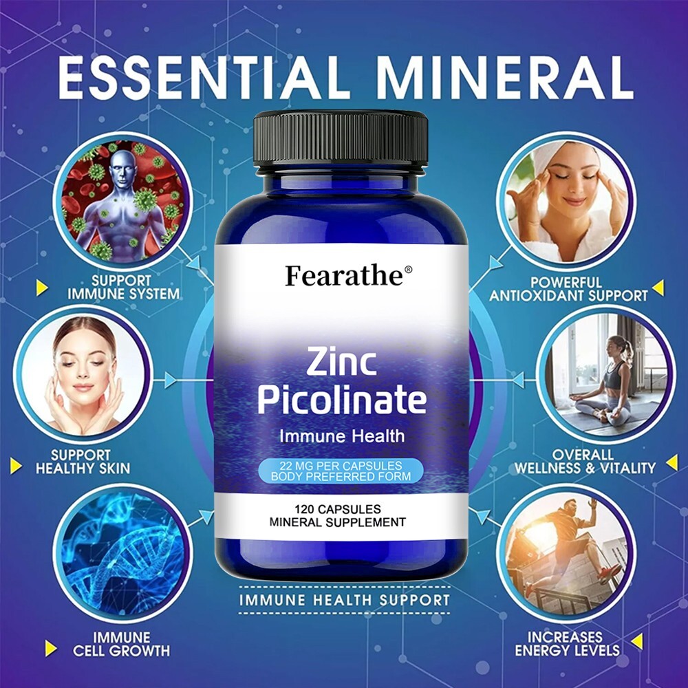 Zinc Picolinate 22mg, Body Preferred Form – Gluten Free and Non-GMO