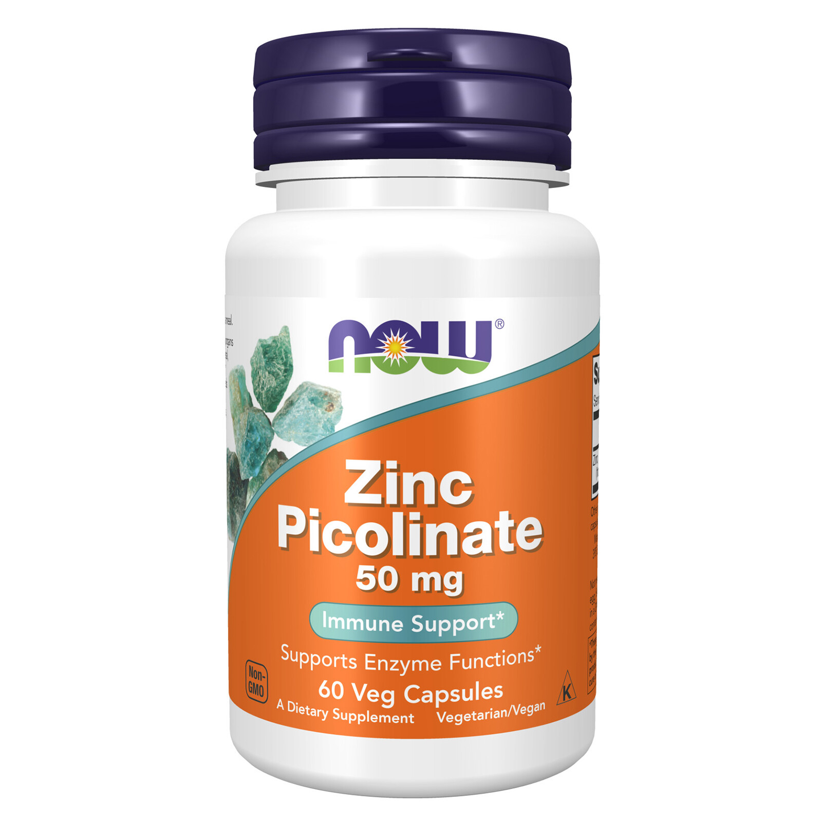 NOW FOODS Zinc Picolinate 50 mg 60 Veg Capsules