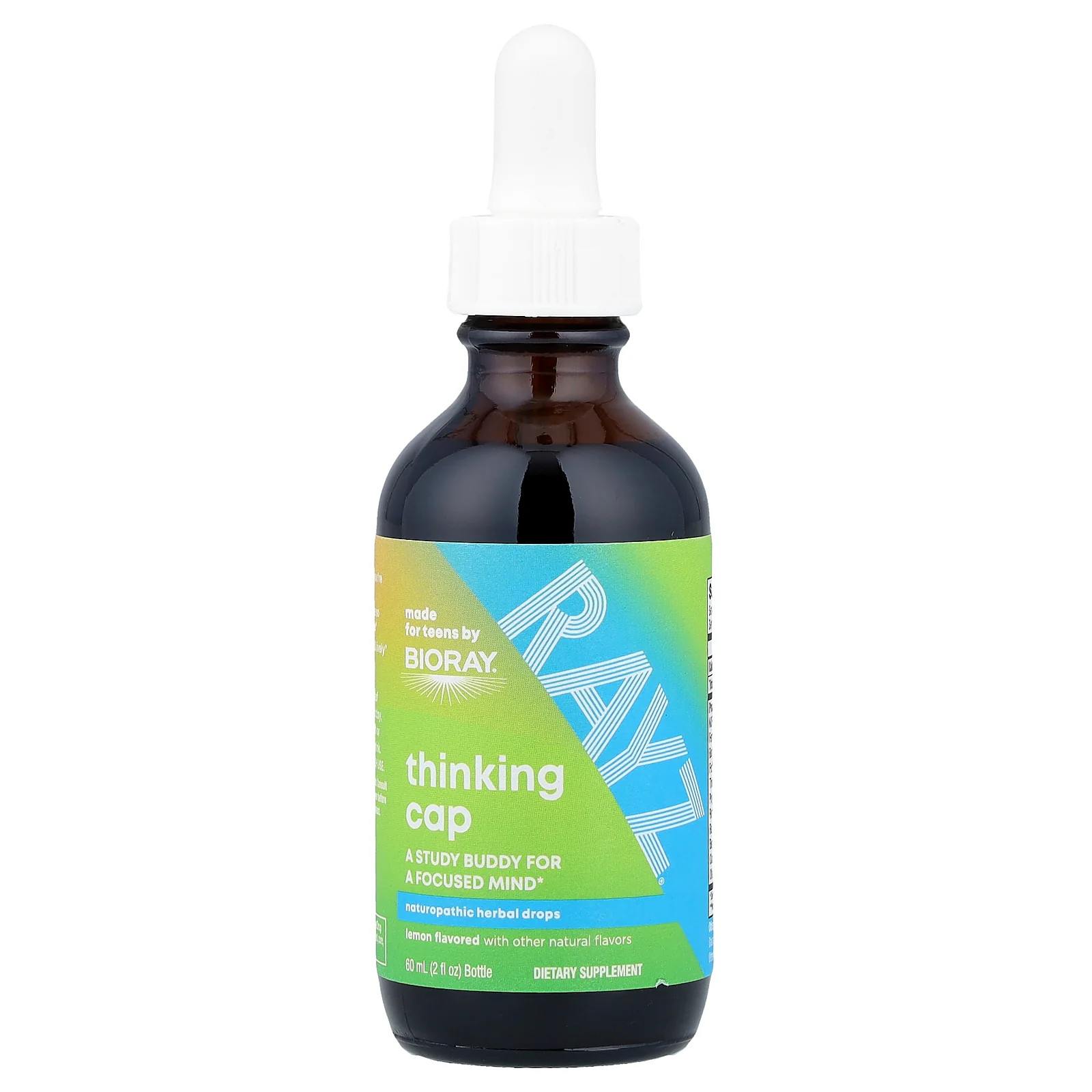 2 X Bioray, Rayz�, Thinking Cap, For Teens, Lemon, 2 fl oz (60 ml)