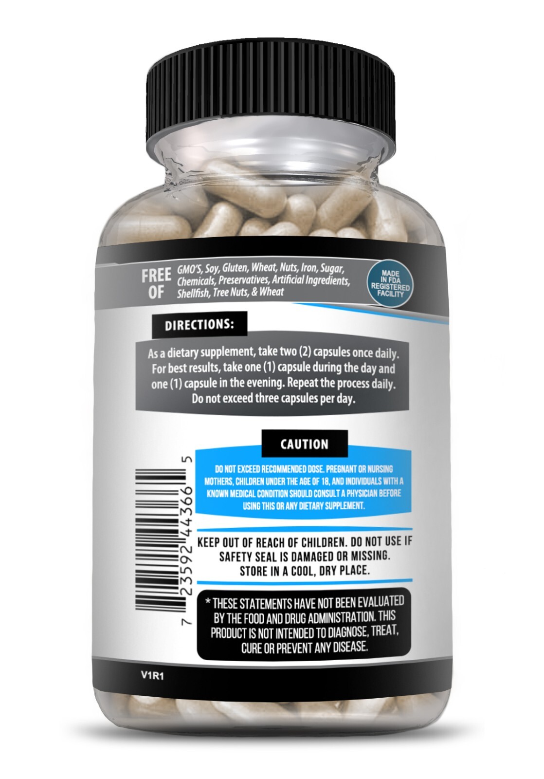 Probiotic 60 Billion with Prebiotics, Immune Function, Healthy Digestion 60 Ct