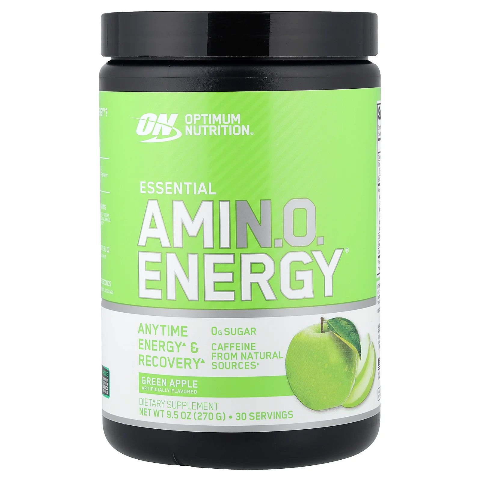2 X Optimum Nutrition, Essential Amin.O. Energy�, Green Apple, 9.5 oz (270 g)