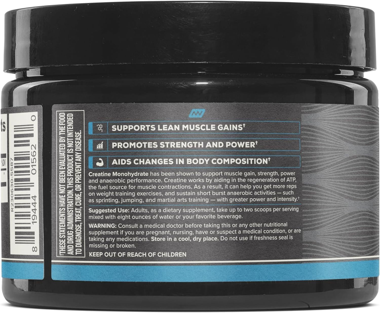 ONNIT Creatine Monohydrate Powder, Strength & Power Support, 30 Servings, 5.29oz