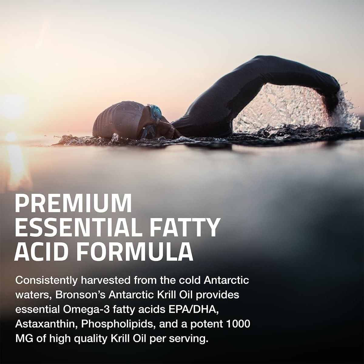 Antarctic Krill Oil 1000mg with Omega-3s EPA, DHA and Astaxanthin